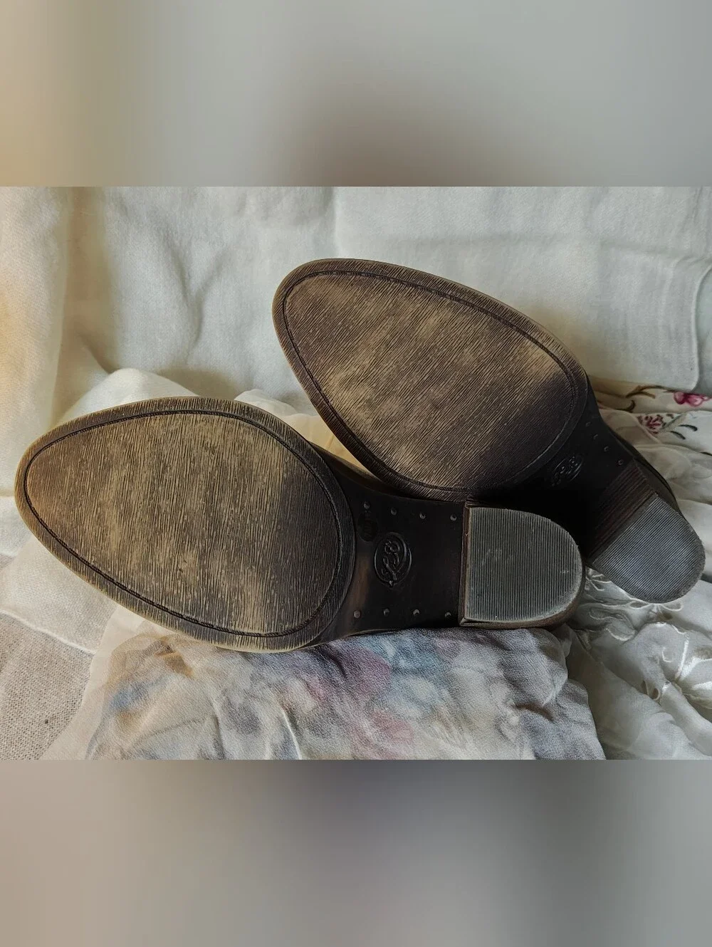 Lucky Brand Brown Leather Booties